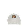 Maison Kitsuné Weiße Baumwollkappe (Baseball Cap)