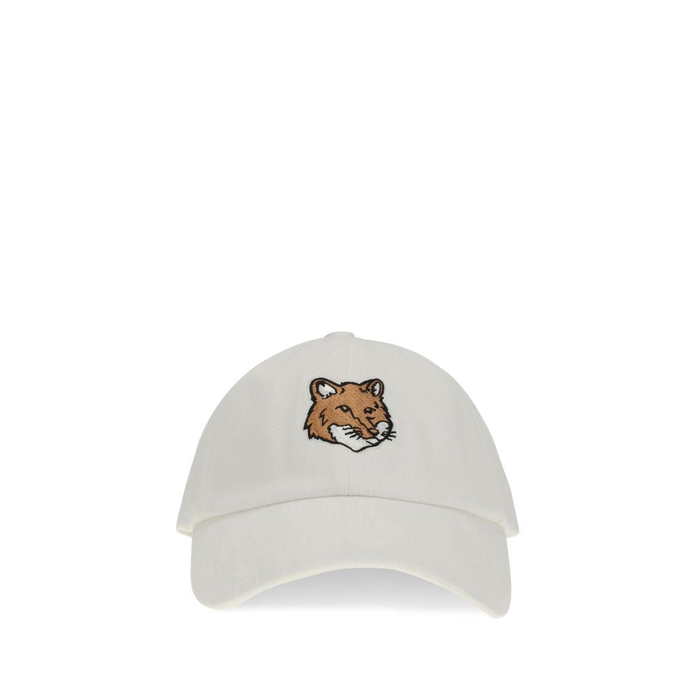 Maison Kitsuné Weiße Baumwollkappe (Baseball Cap)