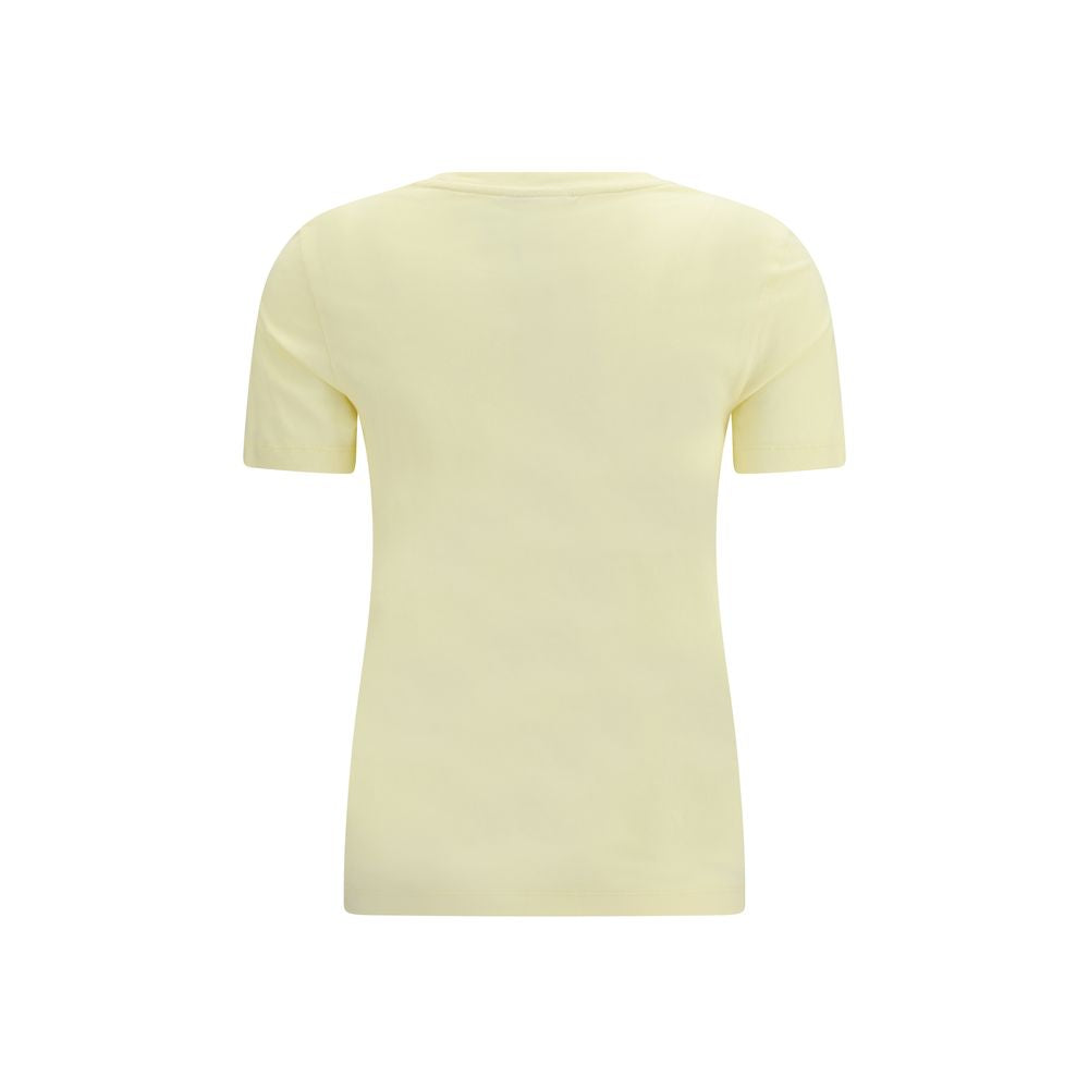 Maison Kitsuné Zweifarbiges Baumwoll-T-Shirt