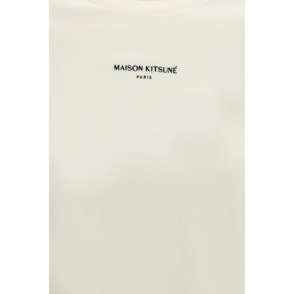 Maison Kitsuné Beiges Baumwoll-T-Shirt