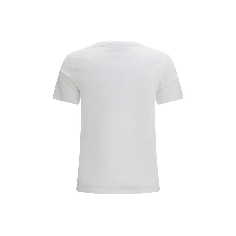 Maison Kitsuné Weißes Baumwoll-T-Shirt