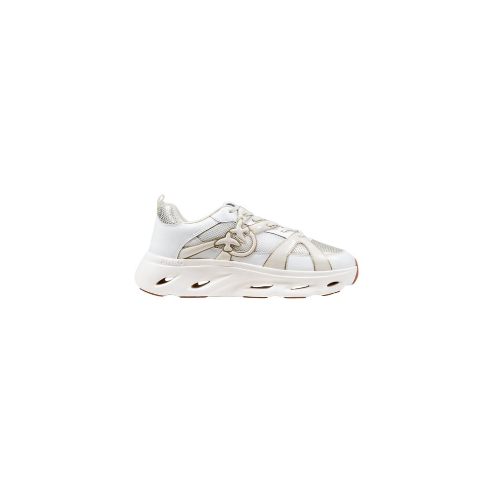 PINKO Weiße Leder-Athletic-Sneaker