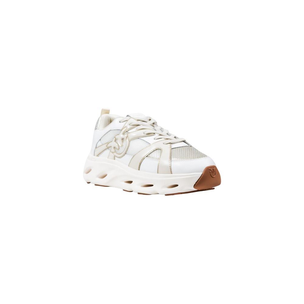 PINKO Weiße Leder-Athletic-Sneaker