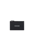 Balenciaga Schwarzes Kalbsleder Bos Taurus Portemonnaie