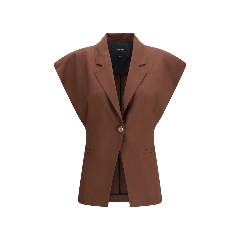 PINKO Brauner Viskose-Blazer