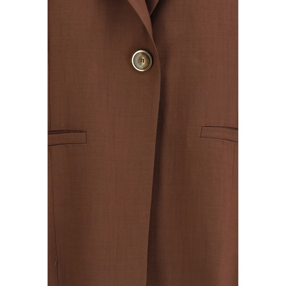 PINKO Brauner Viskose-Blazer