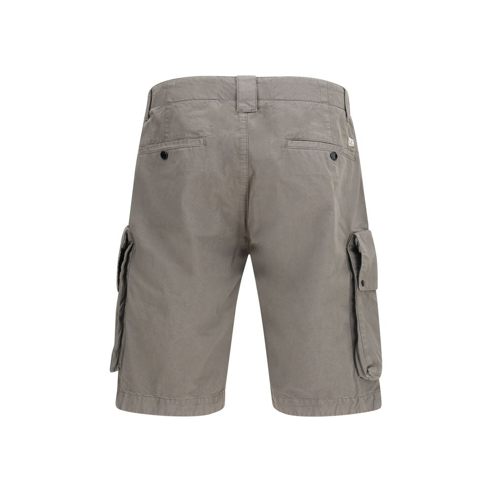 C.P. Company Graue Cargoshorts aus Baumwolle