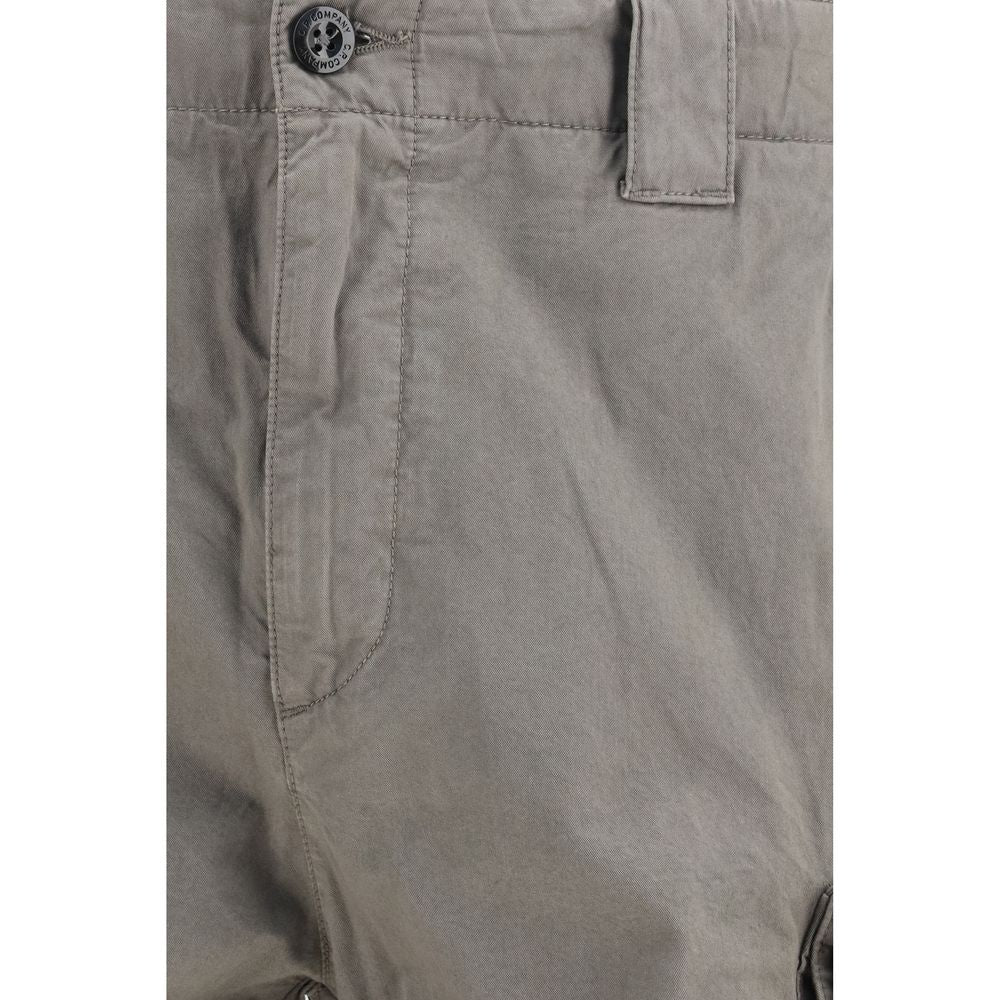C.P. Company Graue Cargoshorts aus Baumwolle