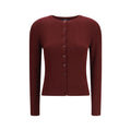 Max Mara Burgundy Viscose Sweatshirt