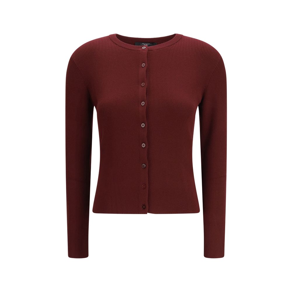 Max Mara Burgundy Viscose Sweatshirt