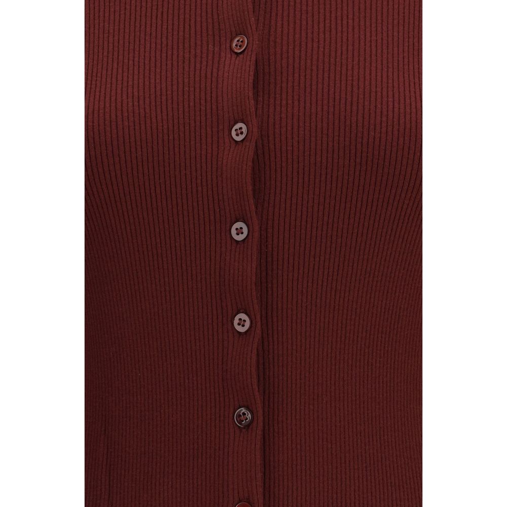 Max Mara Burgundy Viscose Sweatshirt