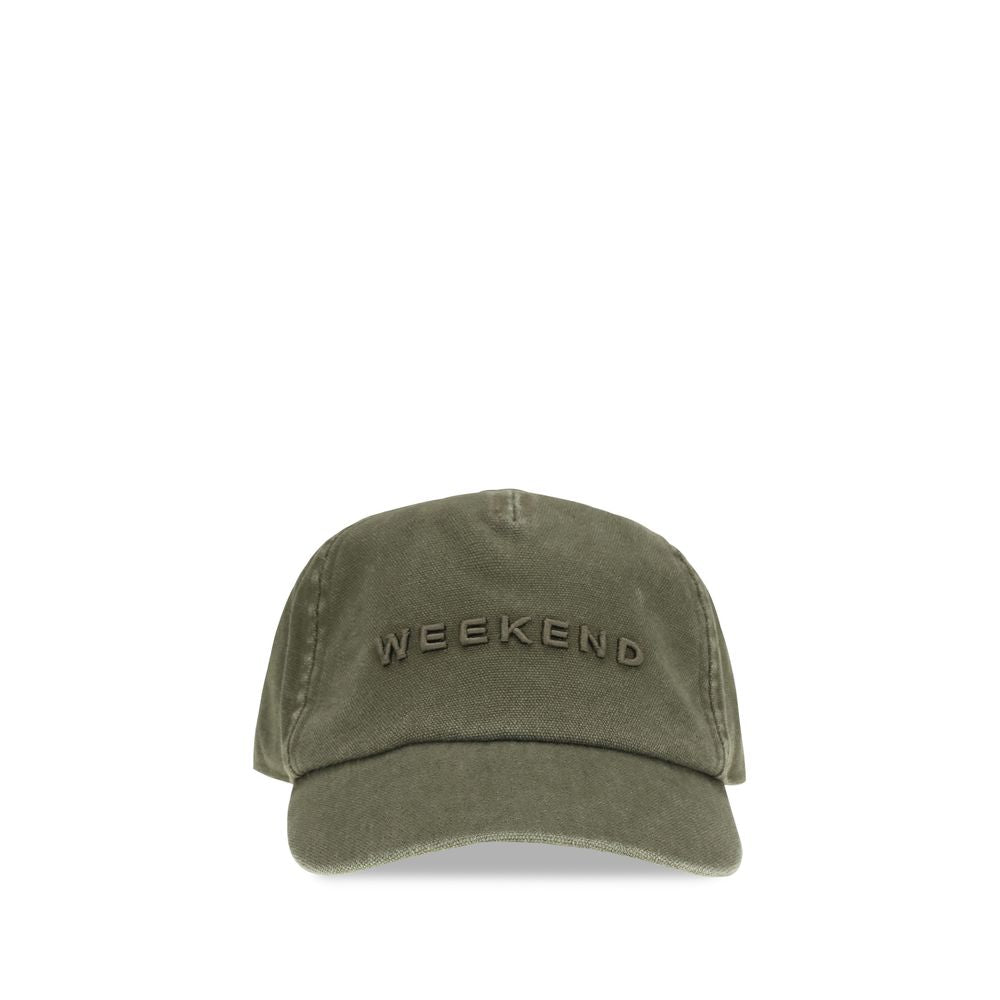 Max Mara Zweifarbige Baumwollkappe (Baseball Cap)