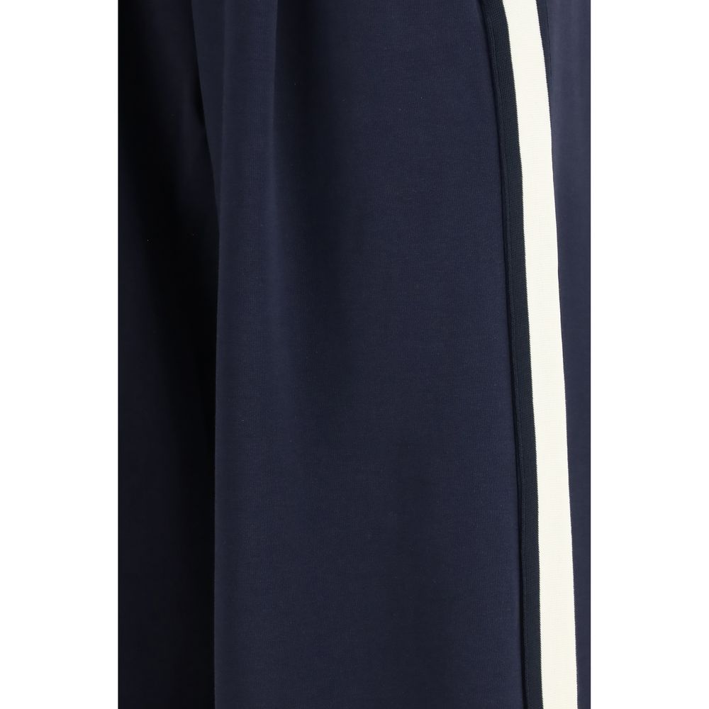 Max Mara Blaue Baumwoll-Freizeithose