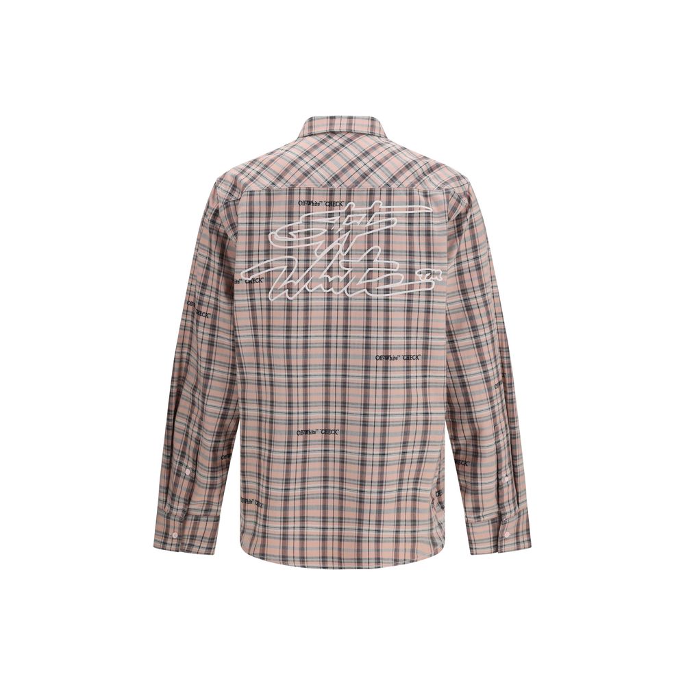 Off-White Mehrfarbiges Hemd aus Baumwolle mit Muster