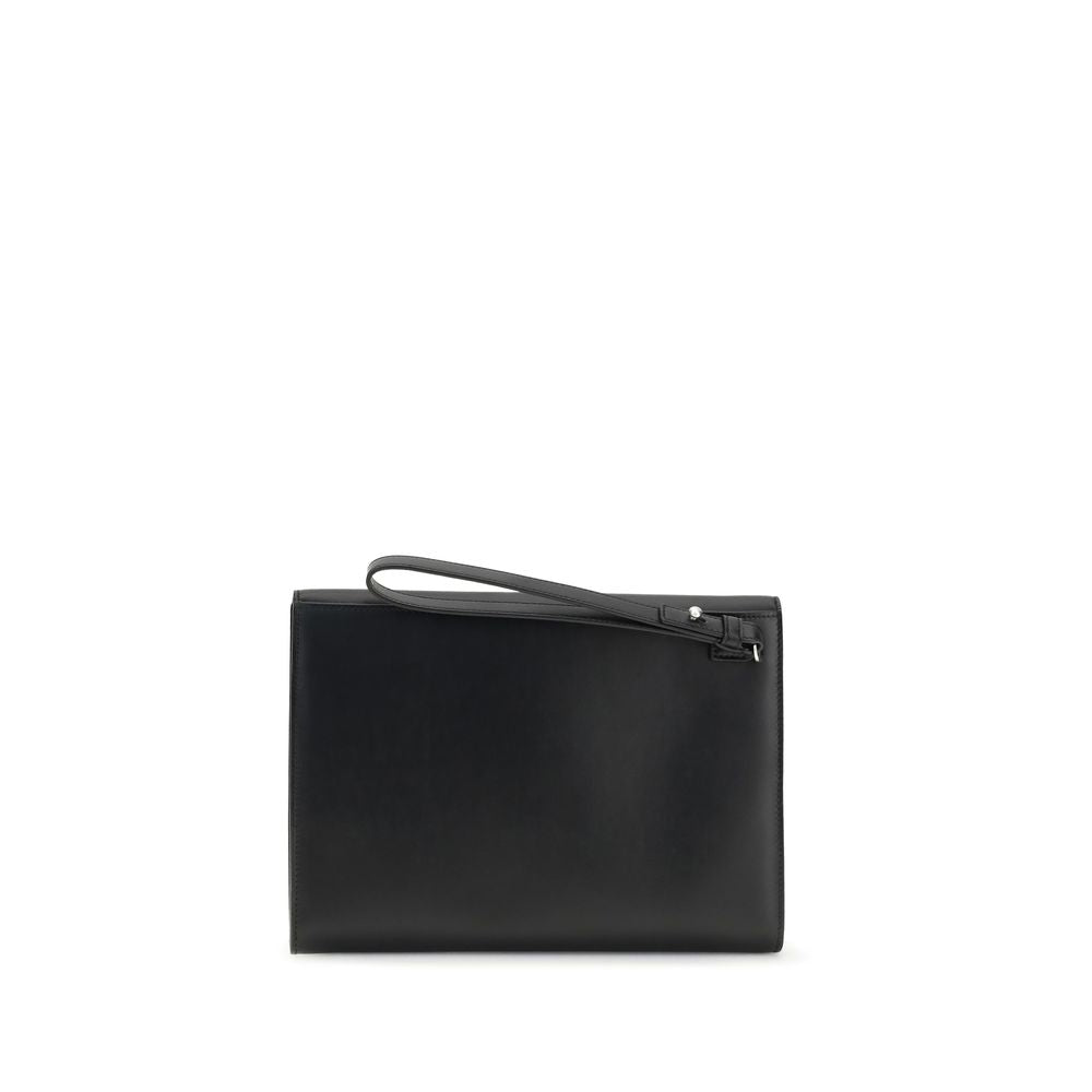 Ferragamo Black Calfskin Bos Taurus Wallet