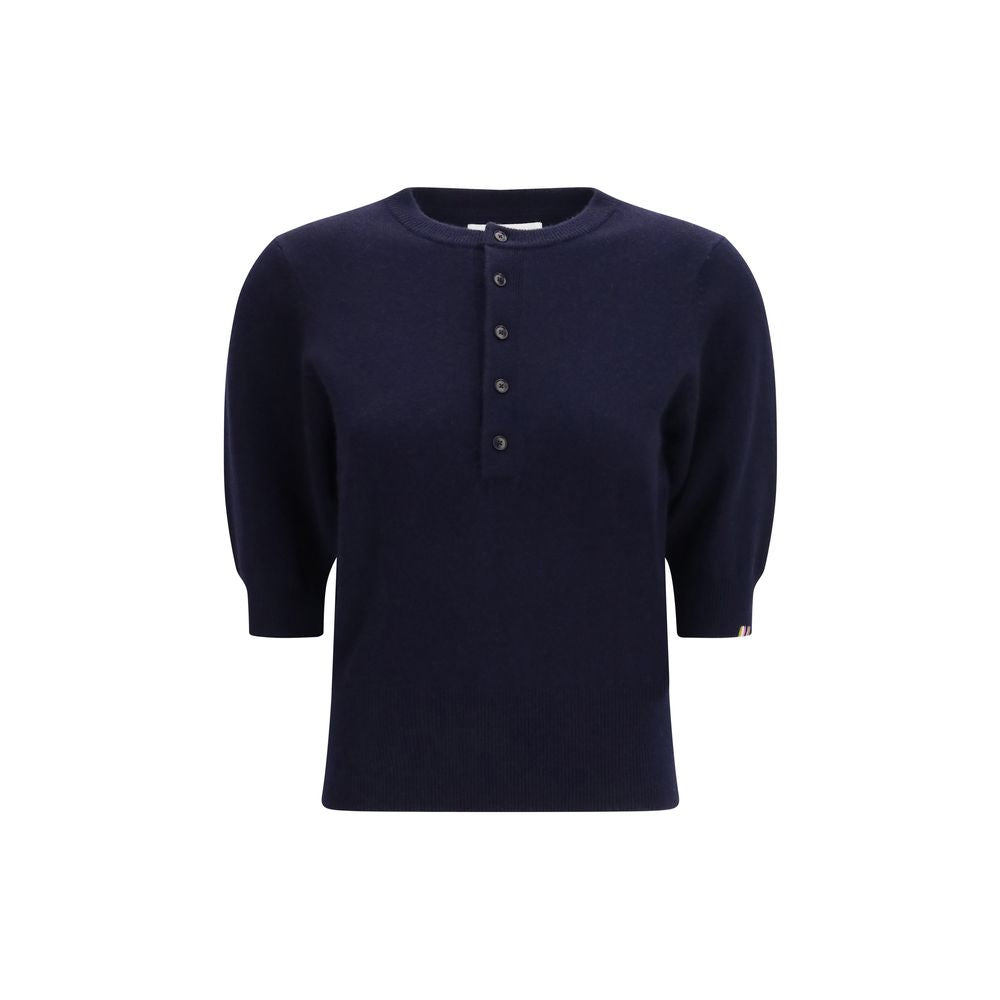 Extreme Cashmere Blauer Kaschmirpullover