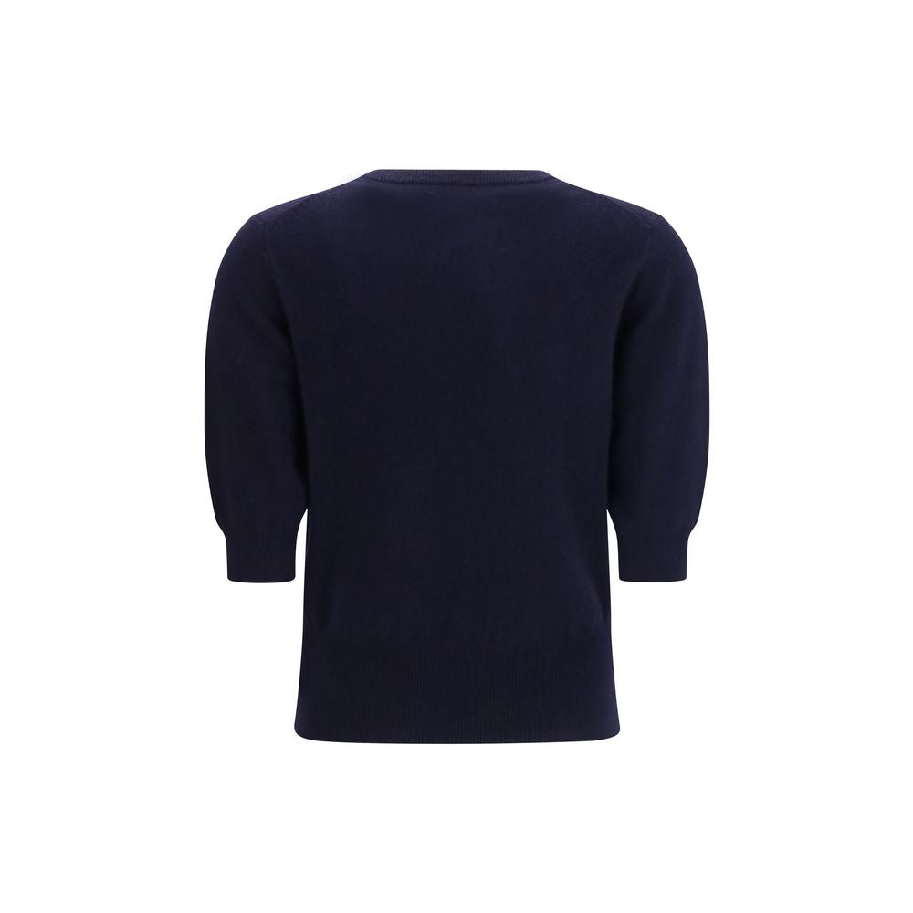 Extreme Cashmere Blauer Kaschmirpullover