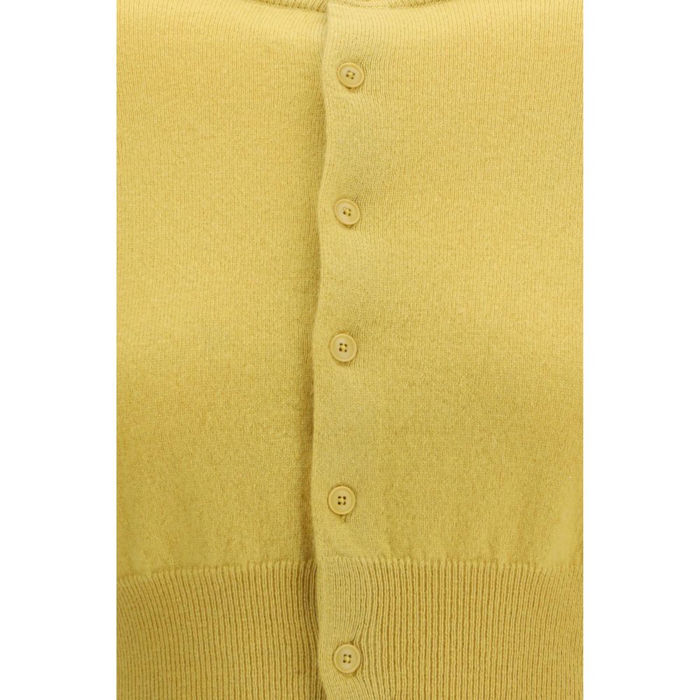 Extreme Cashmere Zweifarbige Kaschmir-Strickjacke