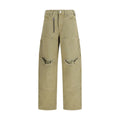 Alexander Wang Zweifarbige Baumwoll-Cargohose