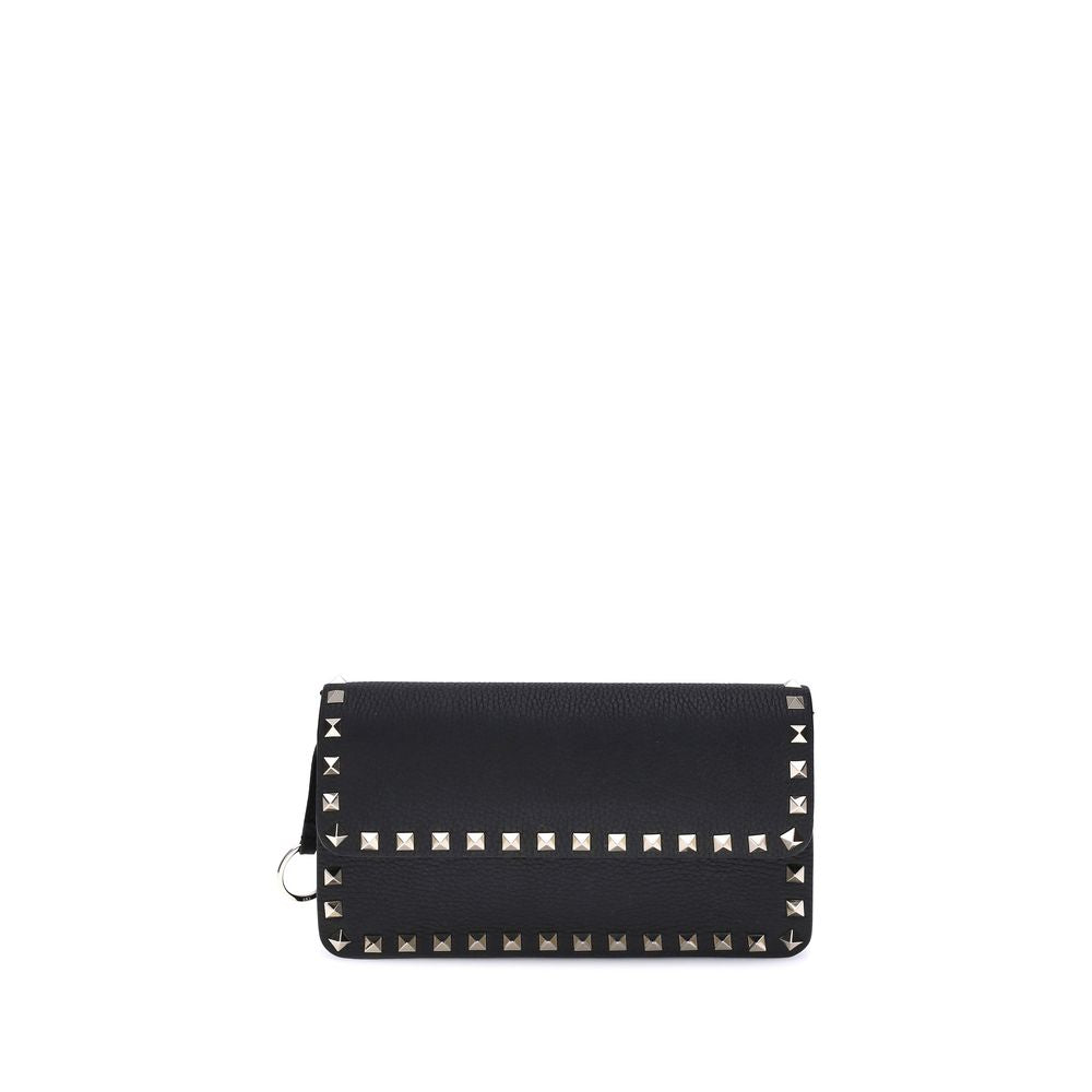 Valentino Garavani Black Calfskin Bos Taurus Wallet