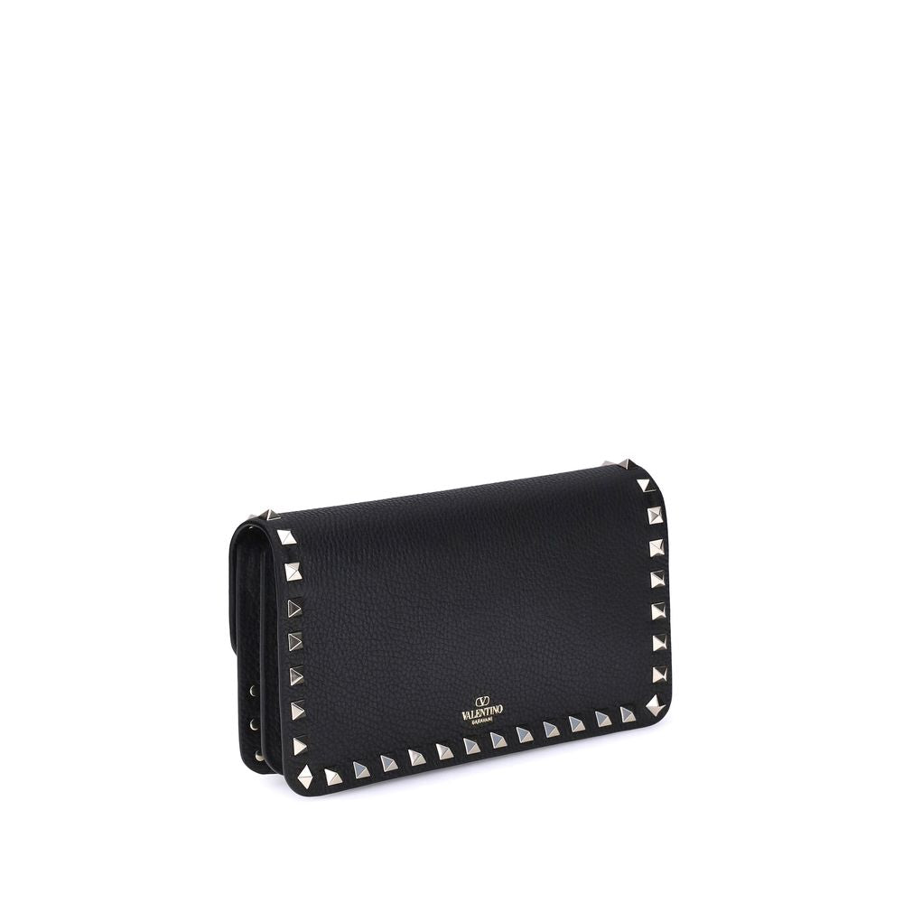 Valentino Garavani Black Calfskin Bos Taurus Wallet