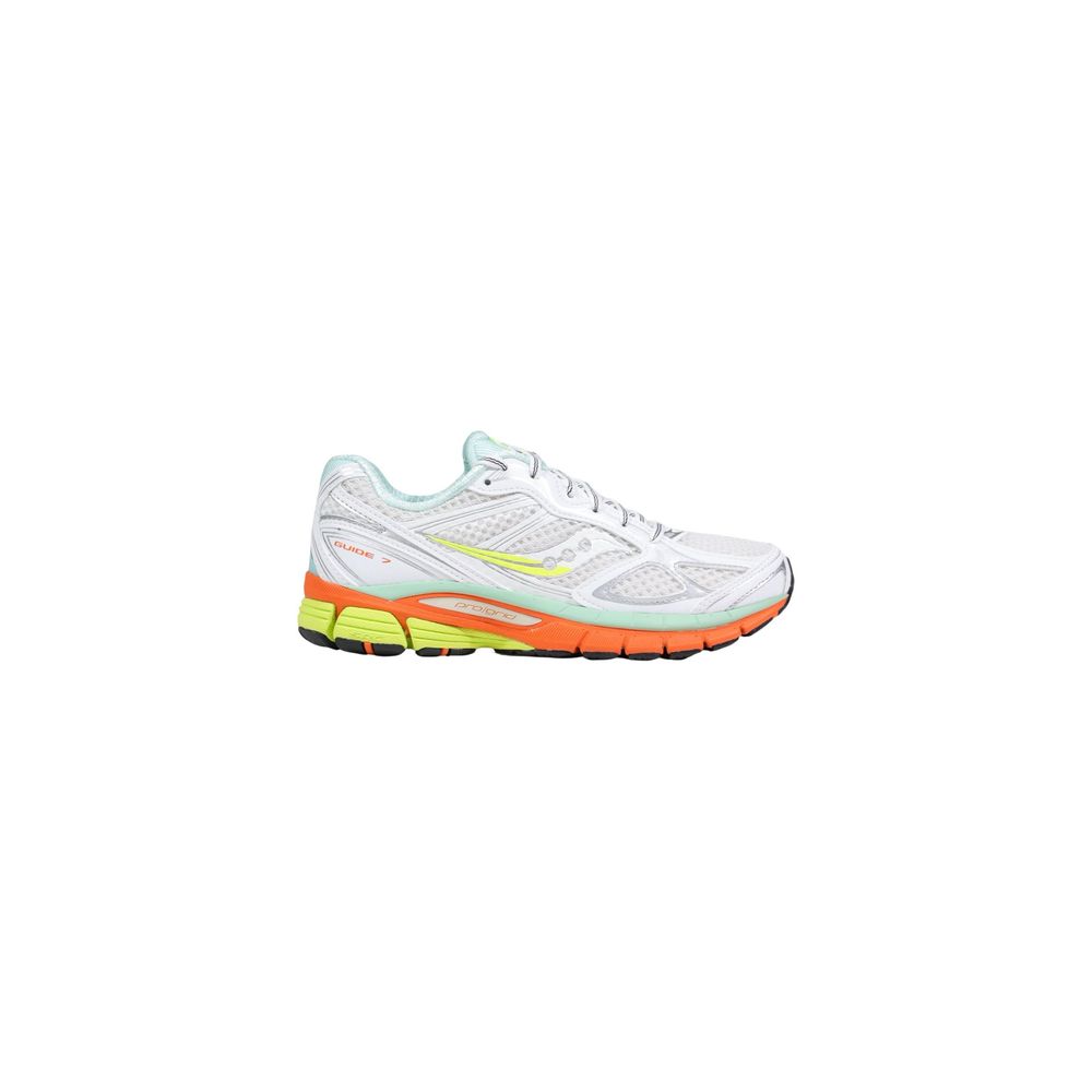 Saucony Weiße Textil-Sneaker für sportliche Looks