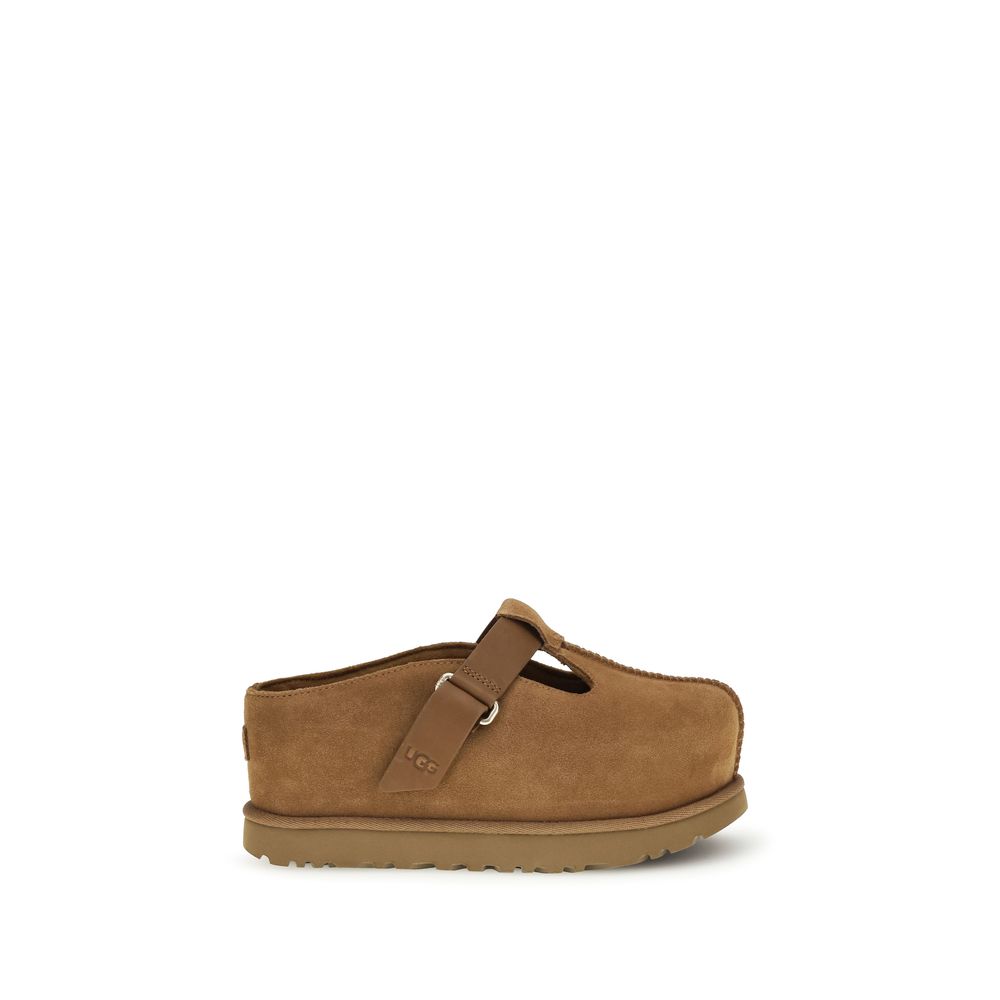 UGG Braune Kalbsleder Bos Taurus Mules
