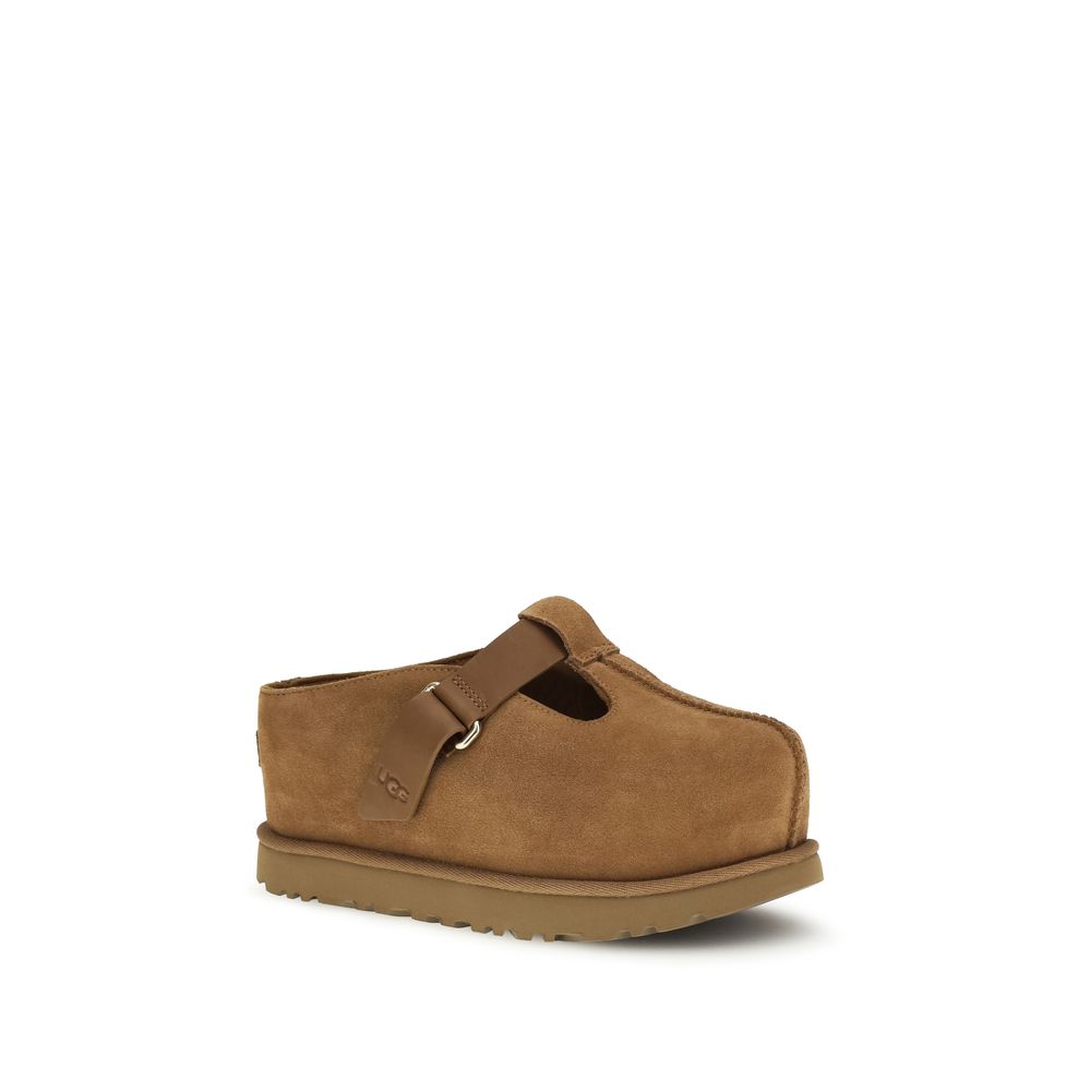 UGG Braune Kalbsleder Bos Taurus Mules