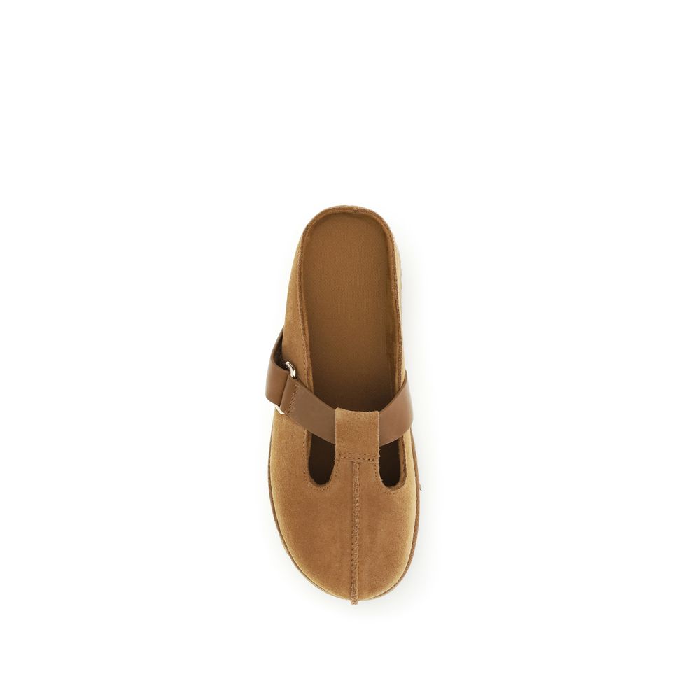 UGG Braune Kalbsleder Bos Taurus Mules