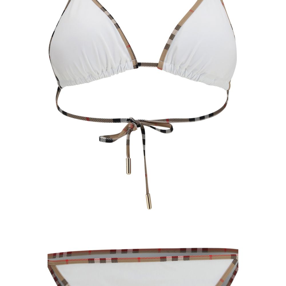 Burberry Weißer Bikini aus Polyamid