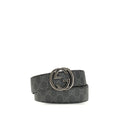 Gucci Schwarzer Kalbsleder Bos Taurus Regular Gürtel