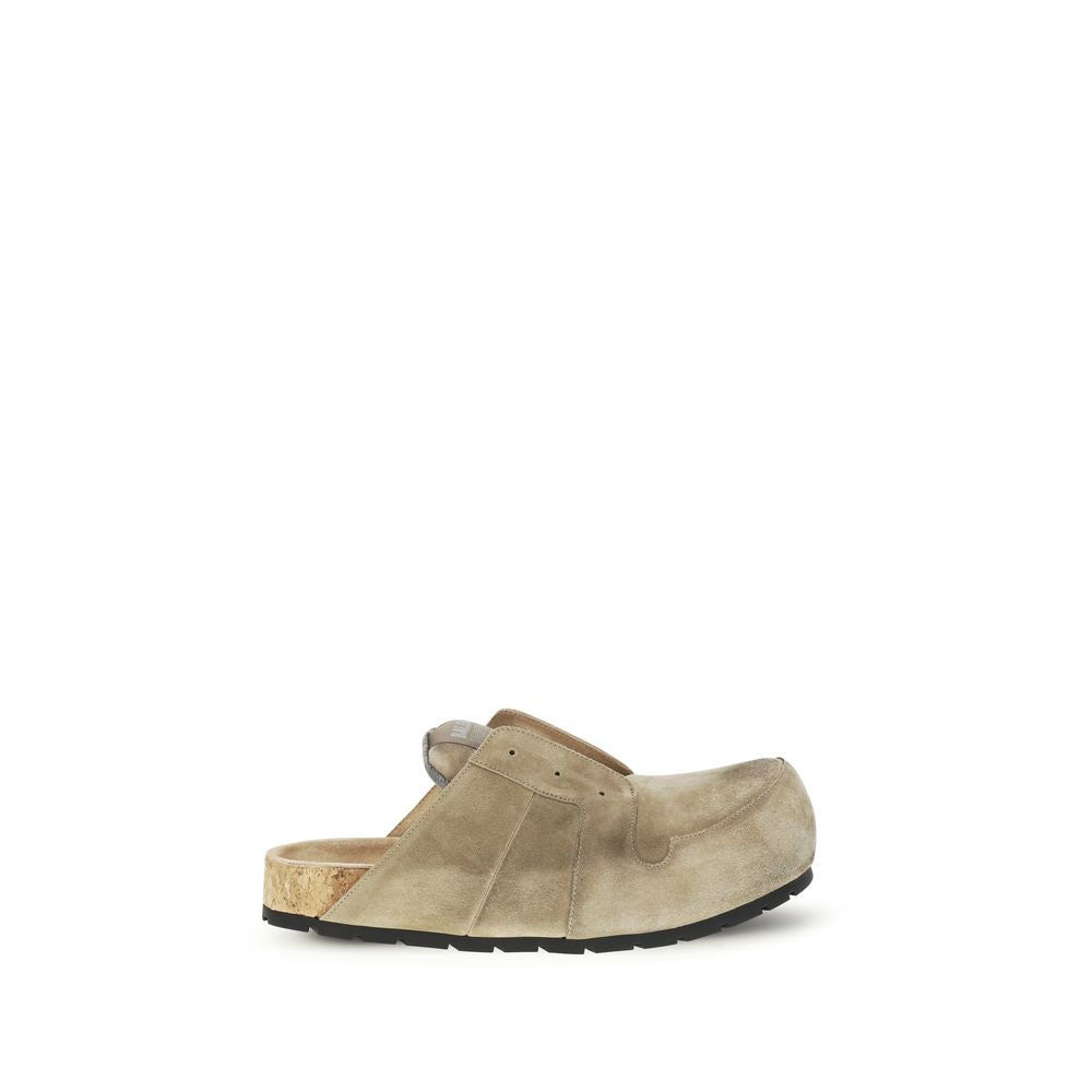 Balenciaga Beige Calfskin Bos Taurus Mules
