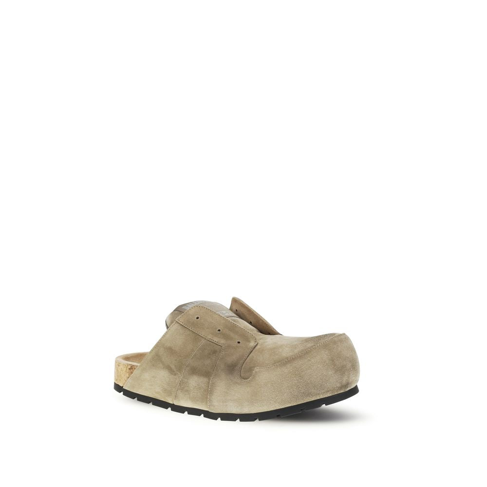 Balenciaga Beige Calfskin Bos Taurus Mules