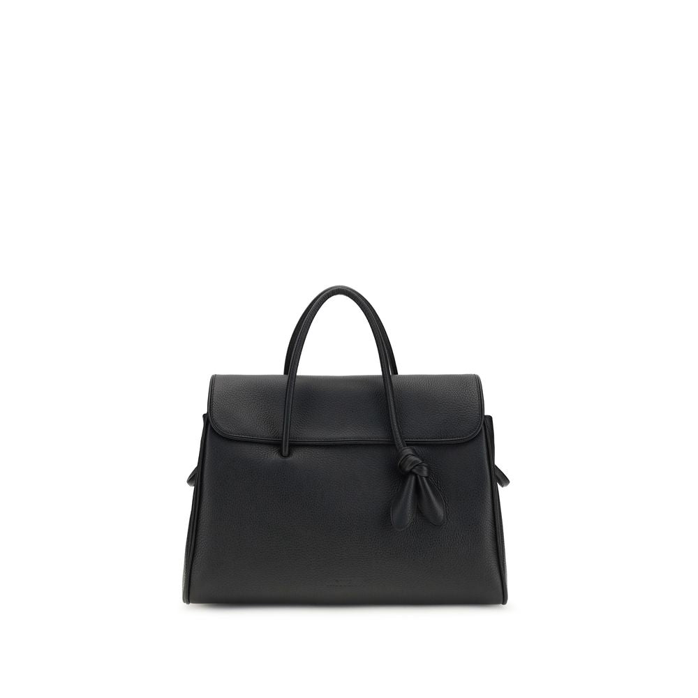 Jacquemus Schwarze Kalbsleder Bos Taurus Handtasche