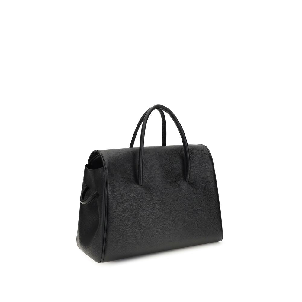 Jacquemus Schwarze Kalbsleder Bos Taurus Handtasche