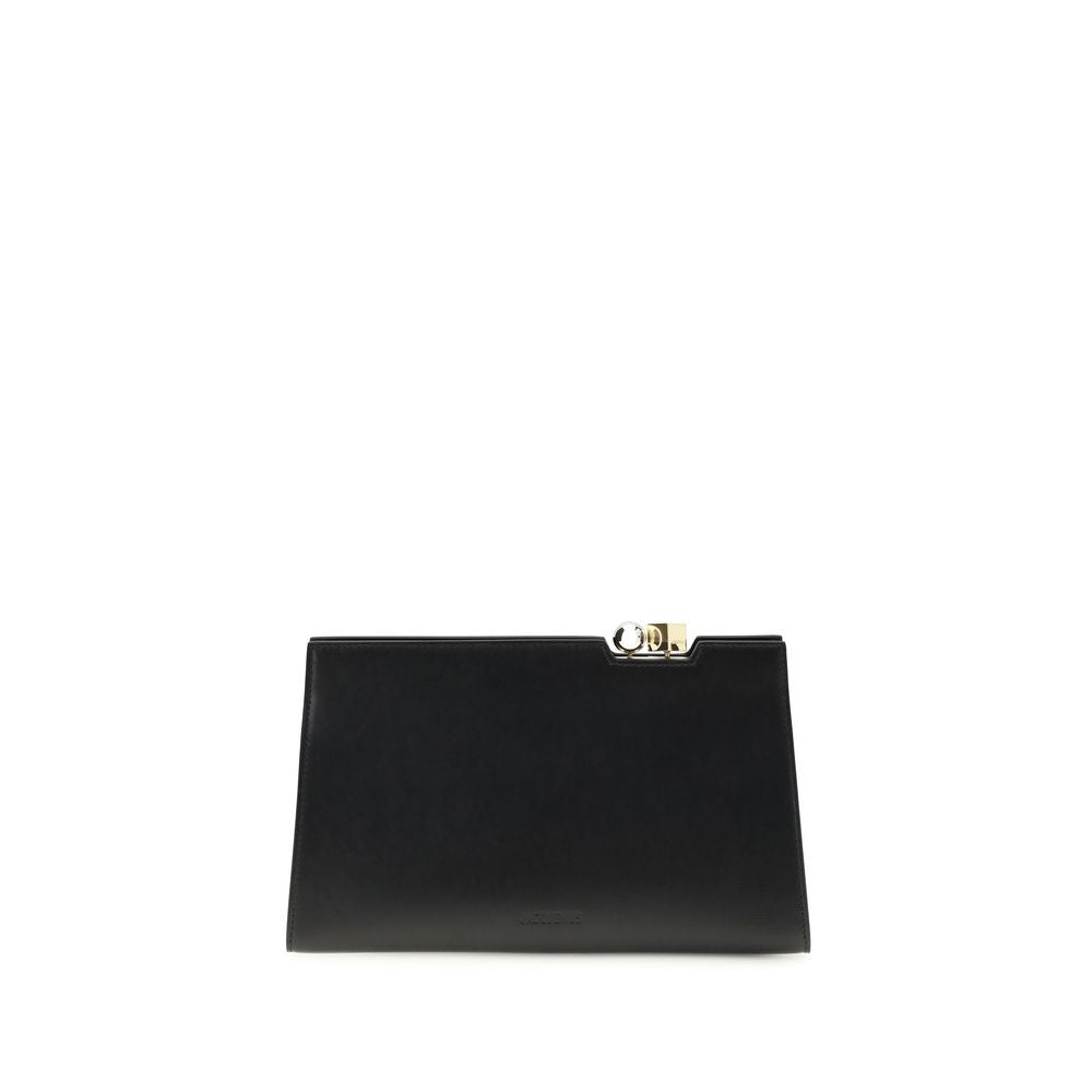 Jacquemus Black Bos Taurus Calfskin Shoulder Bag