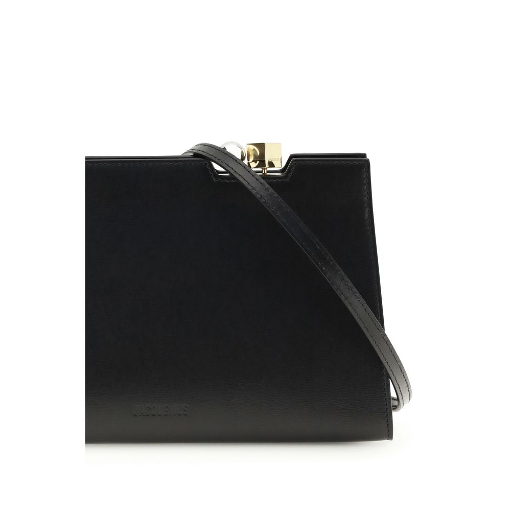 Jacquemus Black Bos Taurus Calfskin Shoulder Bag