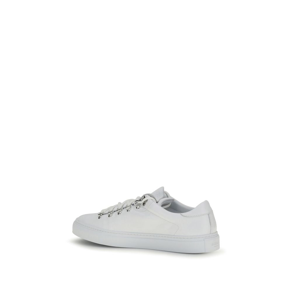 Diemme White Calfskin Bos Taurus Athletic Sneakers