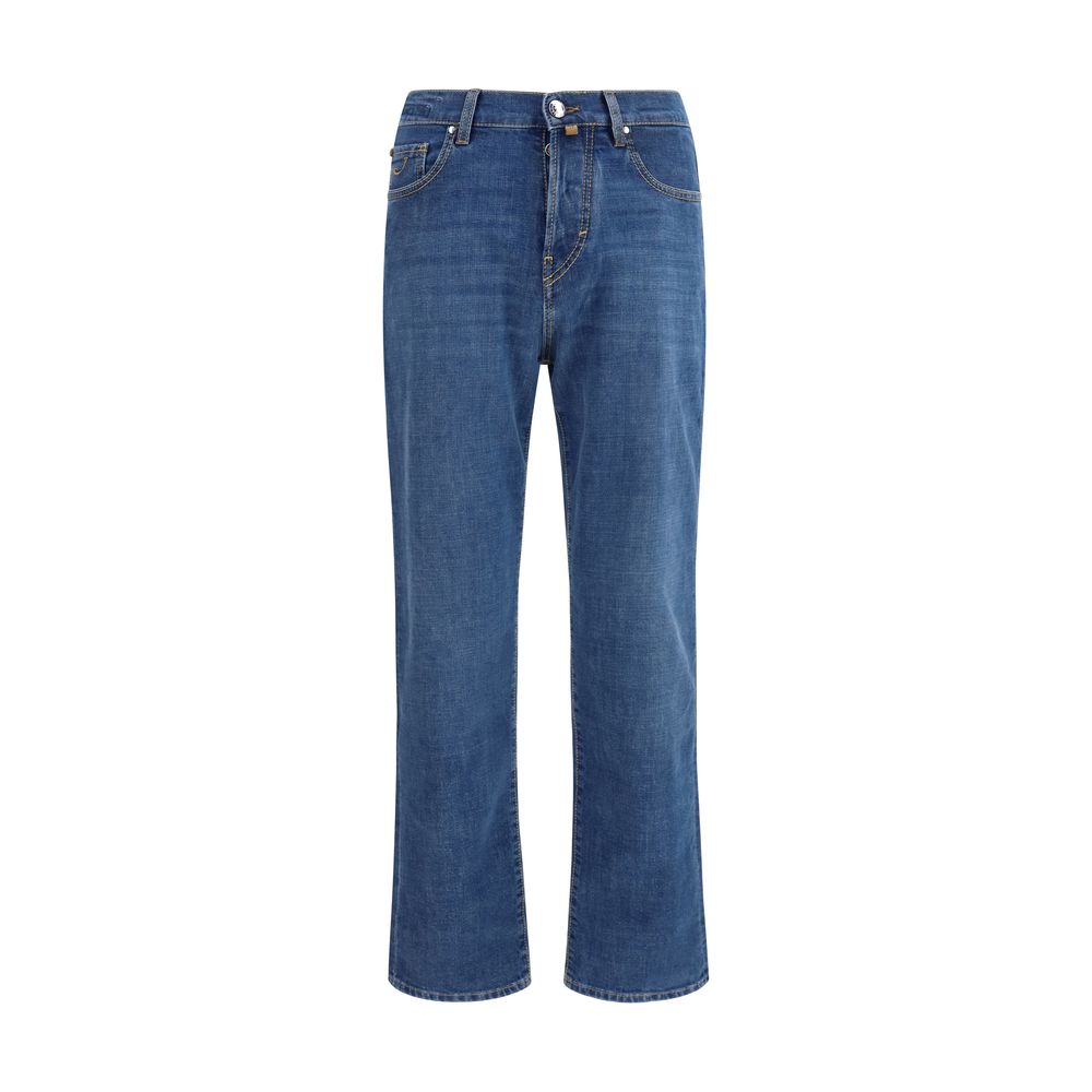 Jacob Cohen Blaue Jeans aus Baumwolle im geraden Schnitt