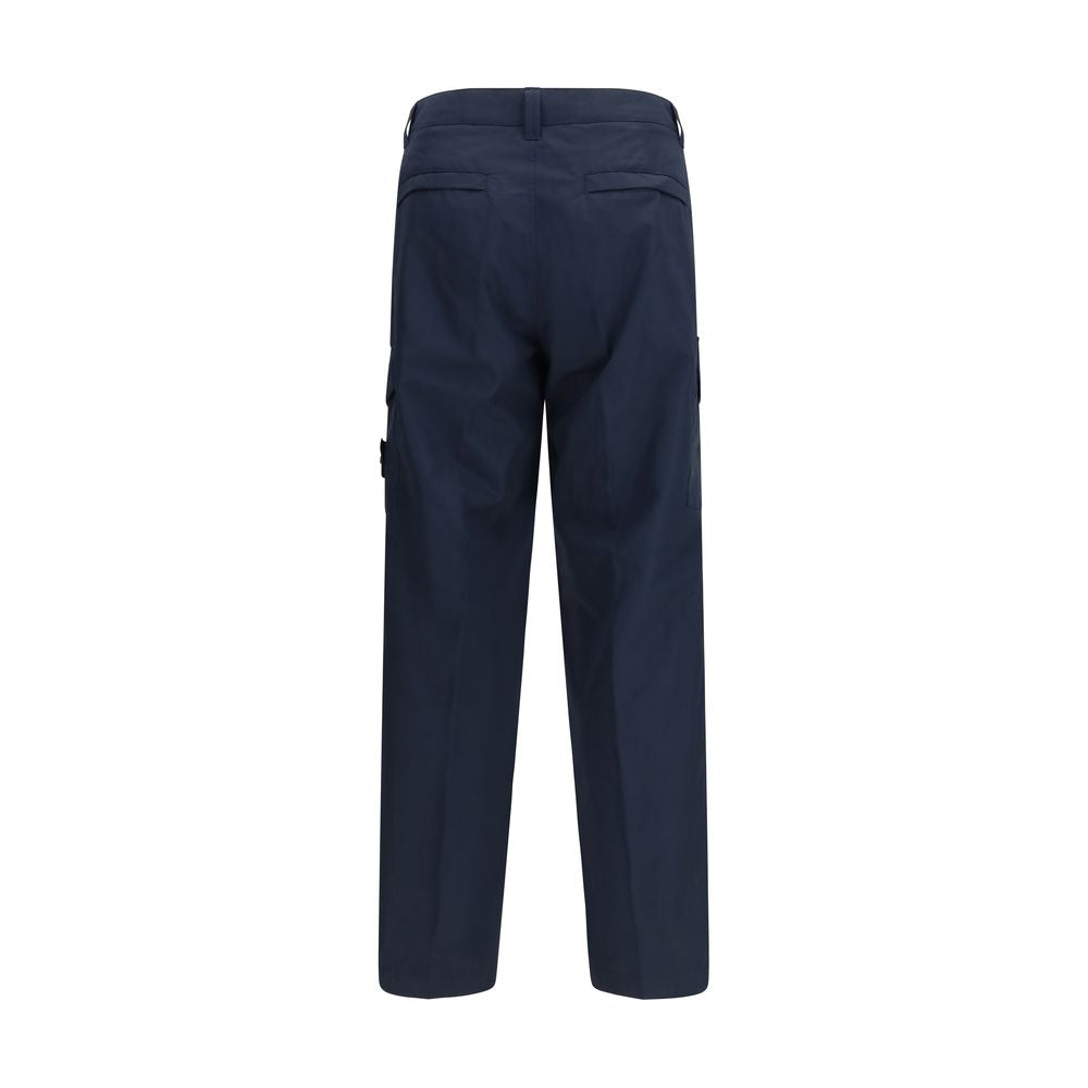 Stone Island Blaue Cargohose aus Baumwolle