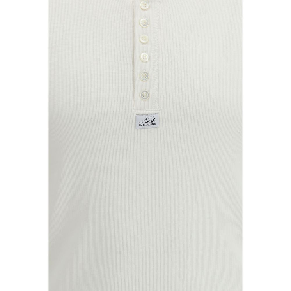 Magliano Weißes Baumwoll-T-Shirt