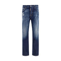 Dsquared² Blaue Baumwolljeans Denim