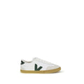 Veja Weiße Low-Top-Sneaker aus Kalbsleder Bos Taurus