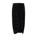 Valentino Black Viscose Maxi Skirt