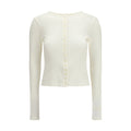 Citizens of Humanity White Cotton Knit Cardigan