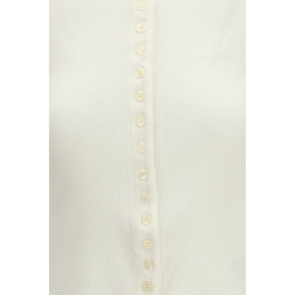 Citizens of Humanity White Cotton Knit Cardigan