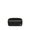 Fred Perry Schwarze Schultertasche aus recyceltem Polyamid