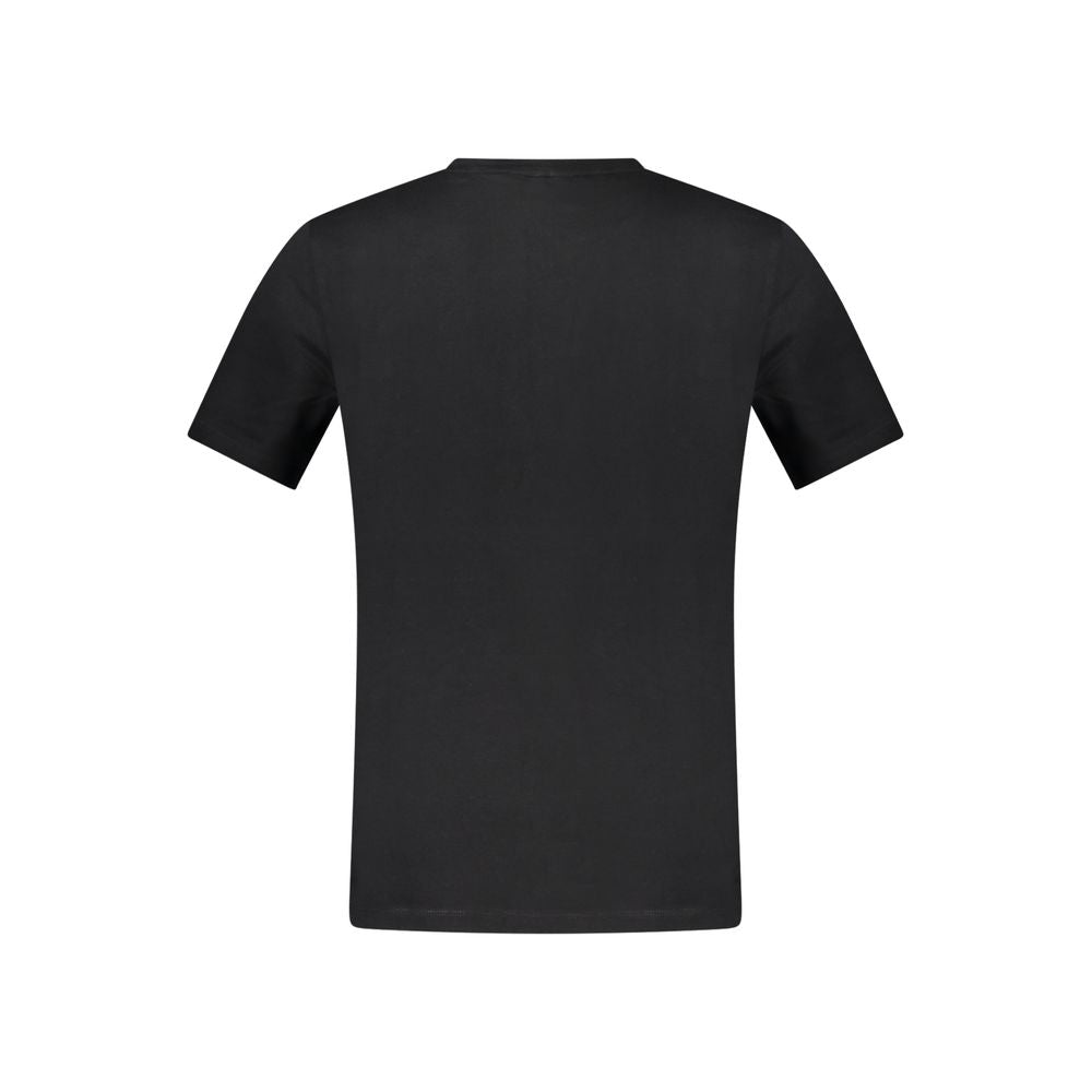 Hugo Boss Schwarzes Baumwoll-T-Shirt für Herren