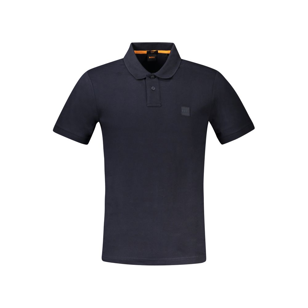 Hugo Boss Blaues Baumwoll-Poloshirt für Herren