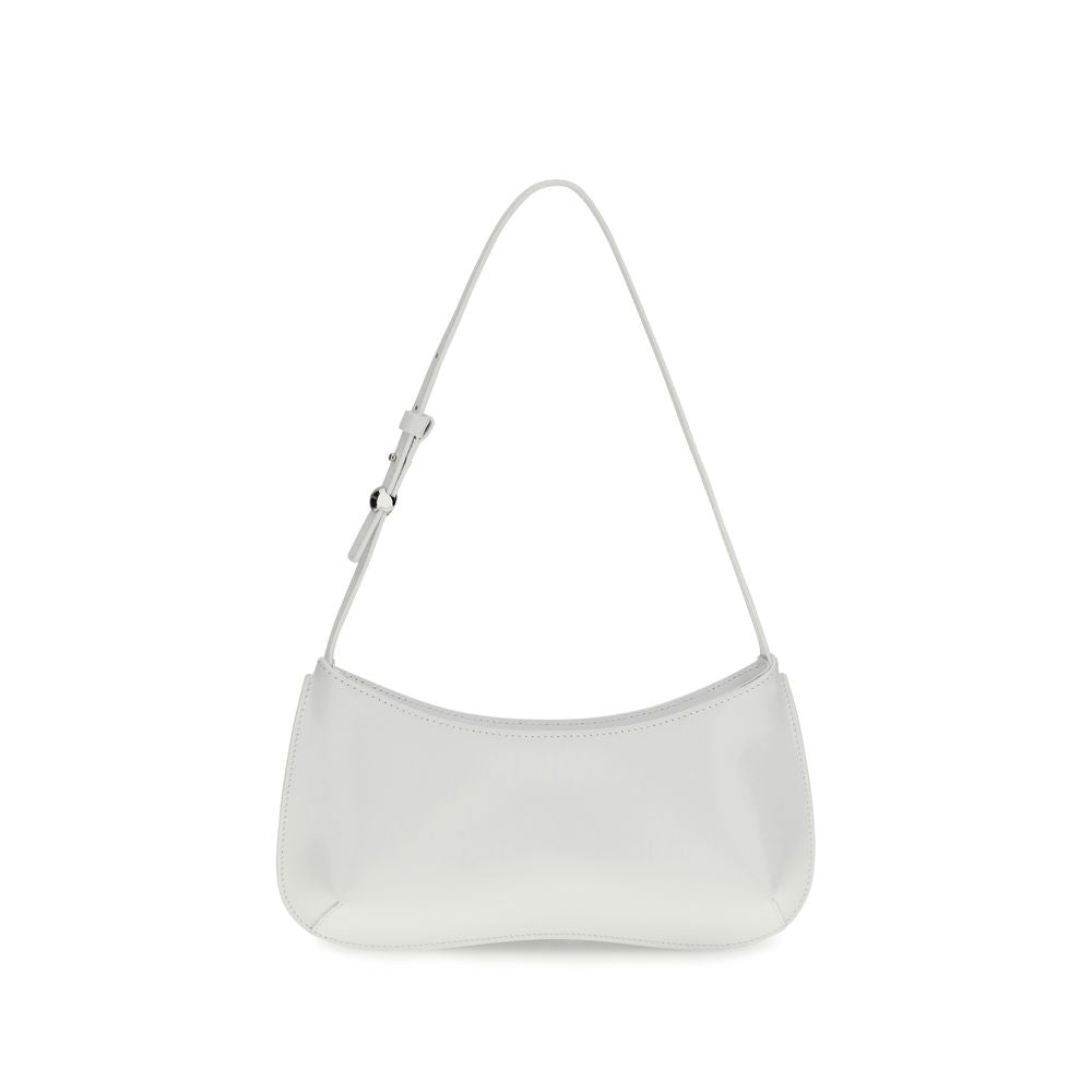 Jacquemus Weiße Bos Taurus Kalbsleder Schultertasche